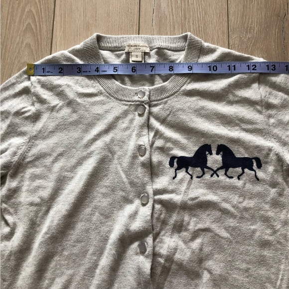 J. Crew The Clare Cardigan in Cream - Picture 2 of 10